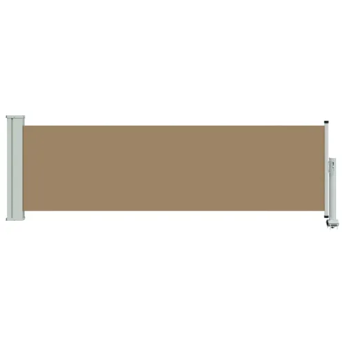 Bočna tendu 100 x 300 cm 100% poliester, željezo, čelik - Sivosmeđa 100 x 300 cm Cijena
