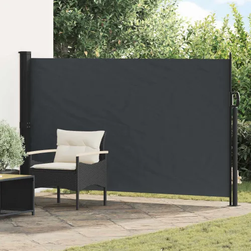 Retraktabilna bočna tende Pravokutni 170 x 300 cm Poliester - Crna 170 x 300 cm Cijena