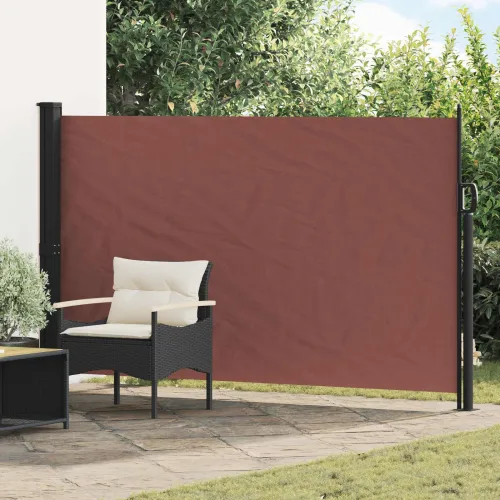 Retraktabilna bočna tende Pravokutni 170 x 300 cm Poliester - Smeđa 170 x 300 cm Cijena