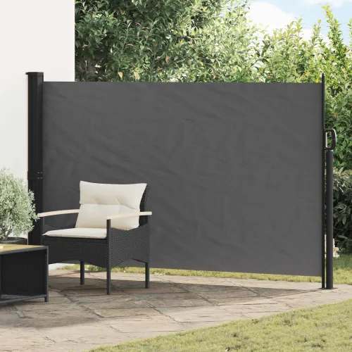Retraktabilna bočna tende Pravokutni 170 x 300 cm Poliester - Antracit 170 x 300 cm Cijena