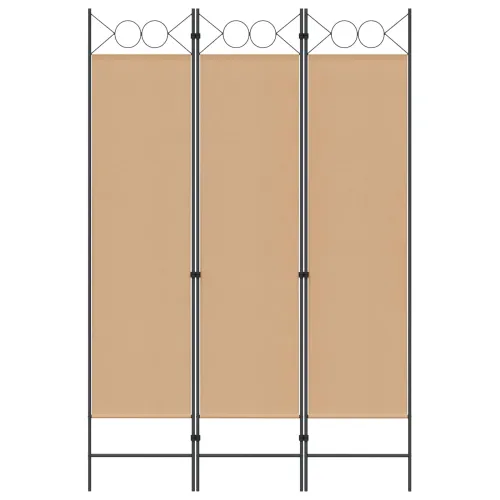 3-panelni pregradni zid Bež 120 x 180 cm Tkanina - Bež 3 Cijena