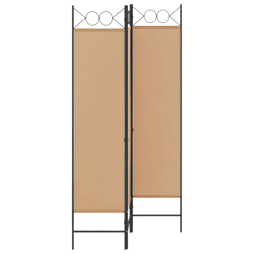 3-panelni pregradni zid Bež 120 x 180 cm Tkanina - Bež 3 Cijena