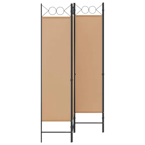 4-panelni pregradni zid Bež 160 x 180 cm Tkanina - Bež 4 Cijena