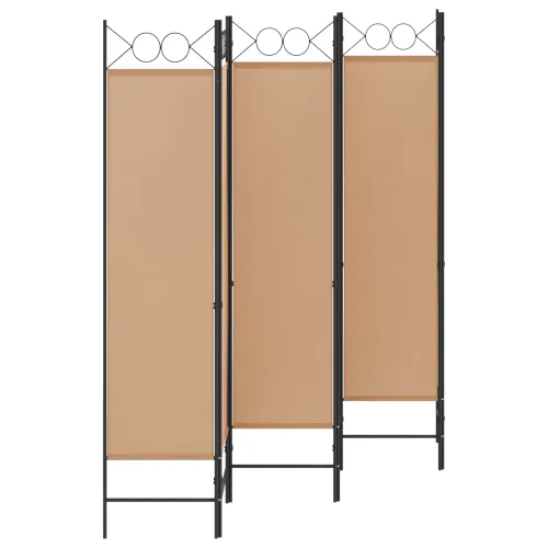 Razdjelnik prostora s 6 panela Bež 240 x 180 cm Tkanina - Bež 6 Cijena