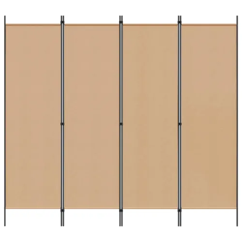 4-panelni pregradni zid Bež 200 x 180 cm Tkanina - Bež 4 Cijena