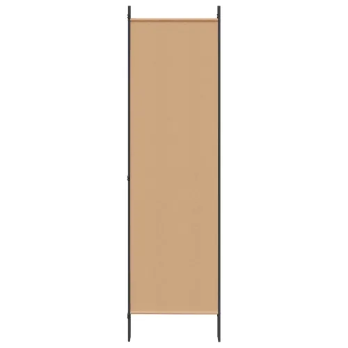 5-Panelni Pregrađivač Bež 250 x 180 cm Tkanina - Bež 5 Cijena