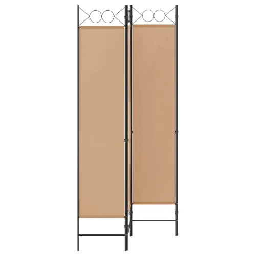 4-panelni pregradni zid Bež 160 x 200 cm Tkanina - Bež 160 x 200 cm Cijena