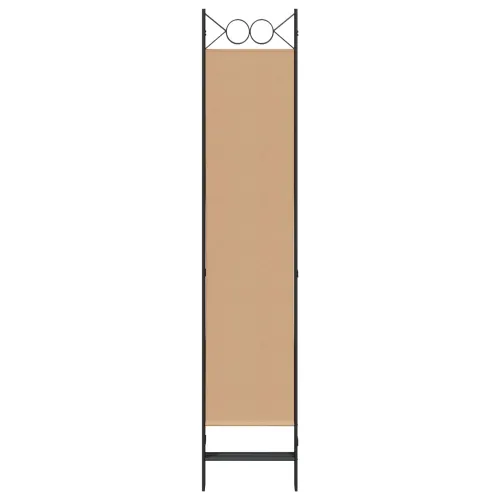 5-Panelni Pregrađivač Bež 200 x 200 cm Tkanina - Bež 200 x 200 cm Cijena