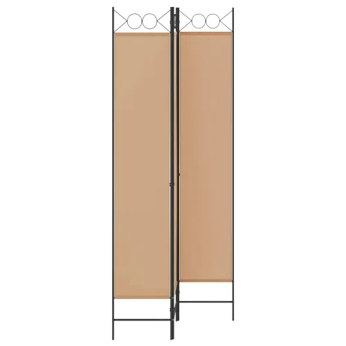 3-panelni pregradni zid Bež 120 x 220 cm Tkanina - Bež 120 x 220 cm Cijena