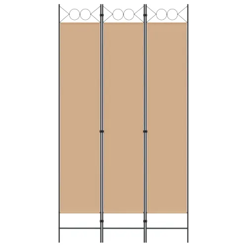 3-panelni pregradni zid Bež 120 x 220 cm Tkanina - Bež 120 x 220 cm Cijena
