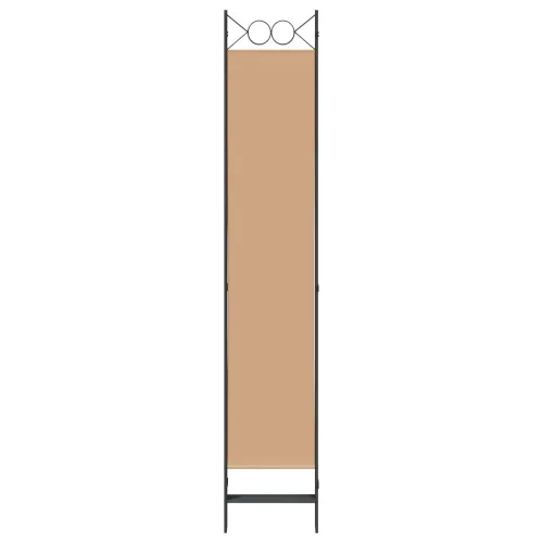 5-Panelni Pregrađivač Bež 200 x 220 cm Tkanina - Bež 200 x 220 cm Cijena