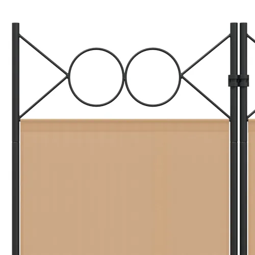 Razdjelnik prostora s 6 panela Bež 240 x 220 cm Tkanina - Bež 240 x 220 cm Cijena