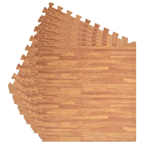 Podne prostirke 6 kom s uzorkom drva 2,16 m² pjena EVA - boja drva 2.16 m² (1 cm) Cijena