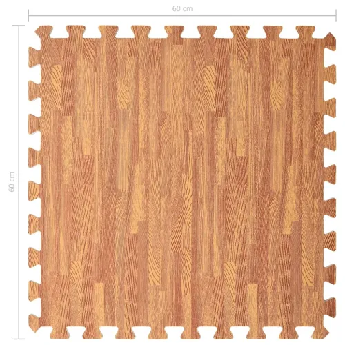 Podne prostirke 6 kom s uzorkom drva 2,16 m² pjena EVA - boja drva 2.16 m² (1 cm) Cijena