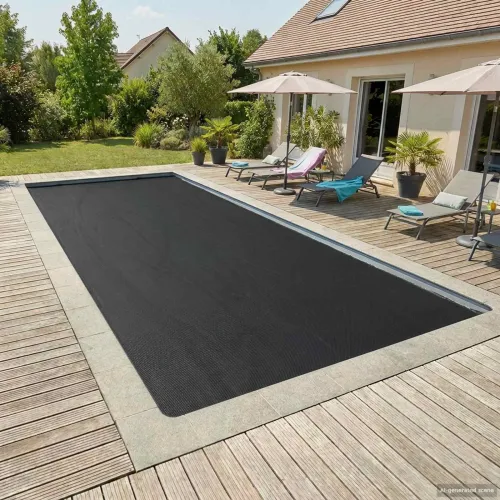 Solarni pokrivač za bazen 1000 x 500 cm 110 μm Četvrtasti PE - Crna 1000 x 500 cm 110 μm Cijena