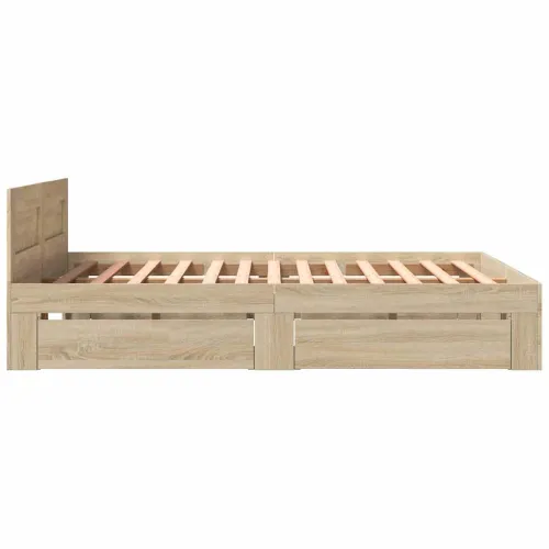 Okvir za krevet s ladicama 2 kom. Sonoma 153 x 203 cm - sonoma hrast 152 x 203 cm Cijena