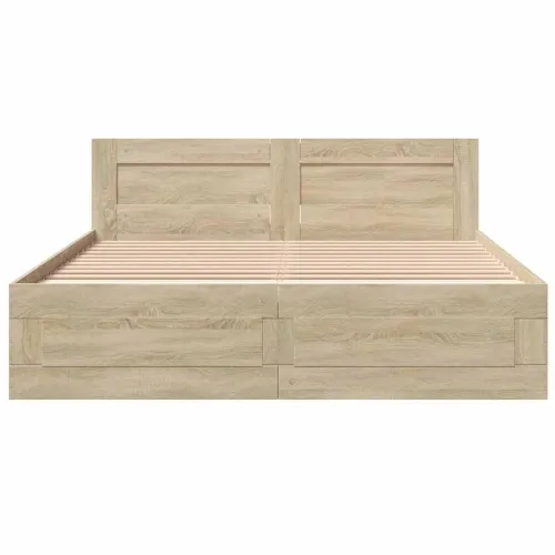 Okvir za krevet s ladicama 2 kom. Sonoma 153 x 203 cm - sonoma hrast 152 x 203 cm Cijena