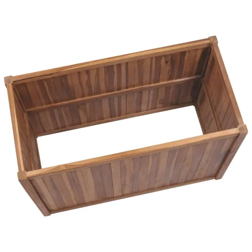Povišena gredica 100 x 50 x 50 cm od masivne tikovine - 100 x 50 x 50 cm 1 100 x 50 x 50 cm Cijena