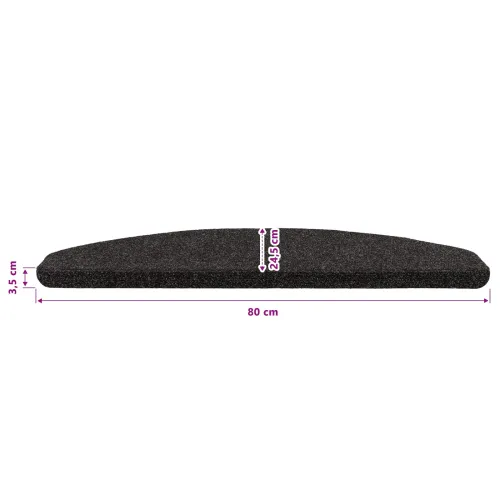 Samoljepljivi stepenasti ulošci 15 kom. 80 x 24,5 x 3,5 cm Crna - Crna 80 x 24,5 x 3,5 cm 15 Cijena