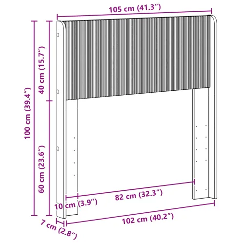 Uzglavlje Crna PB - Crna 100 cm Cijena