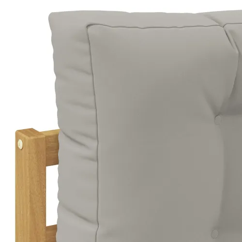 Set vanjskih sofa Poliester Bijela - Bijela i svijetlosiva Cijena