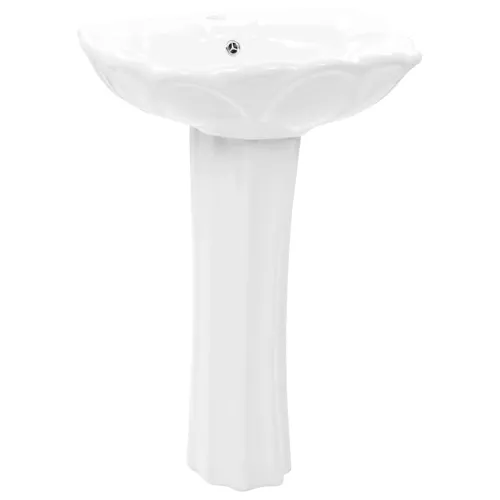 Samostojeći Lavabo - Umivaonik keramički bijeli 580 x 510 x 200 mm Cijena