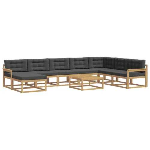 Set vanjskih sofa 9 kom. Bijela i antracit - Bijela i antracit Otvoreni okvir Cijena