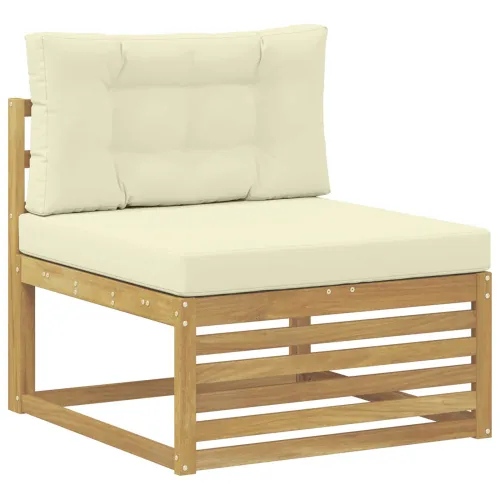 Set vanjskih sofa 6 kom. Bijela i krem - Bijela i krem Otvoreni okvir Cijena