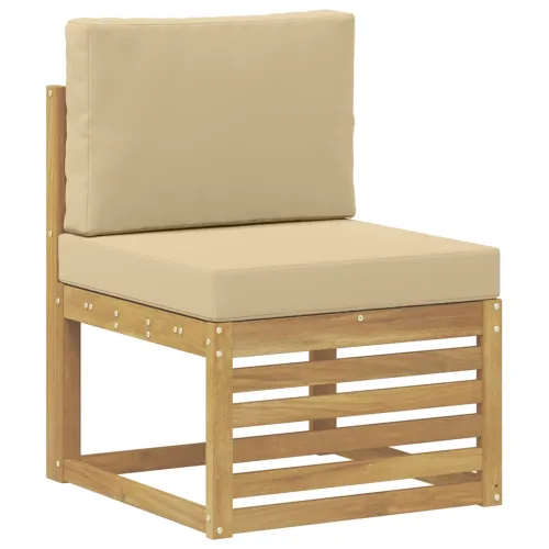 Set vanjskih sofa 7 kom. Bijela i bež - Bijela i bež Ravni Cijena