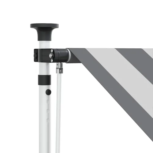 Ručno sklopiva tenda Antracit i bijelo 300 cm - Antracit i bijela 300 cm Bijeli okvir Cijena