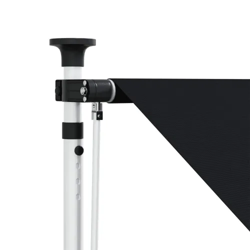 Ručno sklopiva tenda Crna 300 cm - Crna 300 cm Bijeli okvir Cijena