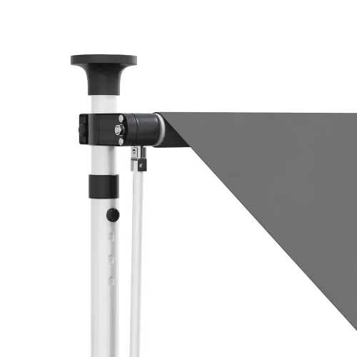Ručno sklopiva tenda Svjetlosiva 250 cm - Svjetlosiva 250 cm Bijeli okvir Cijena