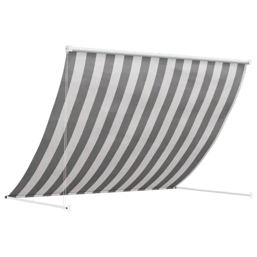 Nadstrešnica Antracit i bijelo 400 x 150 cm - Antracit i bijela 400 x 150 cm Cijena