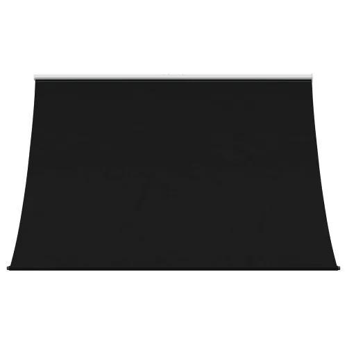 Nadstrešnica Crna 350 x 150 cm 180 g / m² poliester s PU premazom - Crna 350 x 150 cm Cijena