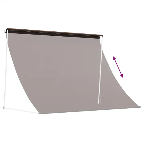 Nadstrešnica Smeđa 400 x 150 cm - Smeđa 400 x 150 cm Cijena