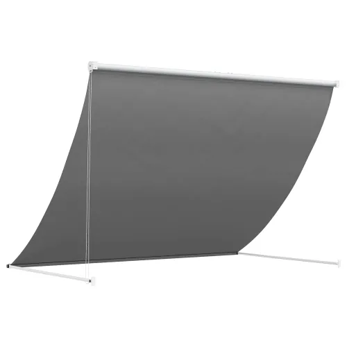 Nadstrešnica Svjetlosiva 400 x 150 cm - Svjetlosiva 400 x 150 cm Cijena