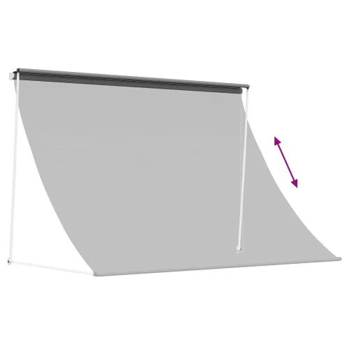 Nadstrešnica Svjetlosiva 400 x 150 cm - Svjetlosiva 400 x 150 cm Cijena
