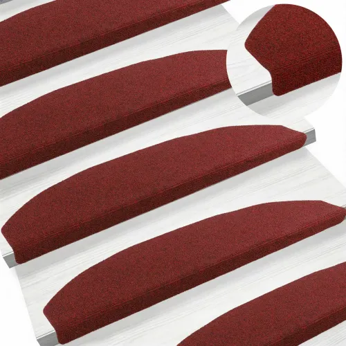 Samoljepljivi stepenasti ulošci 15 kom. 80 x 24,5 x 3,5 cm - Bordo crvena Cijena