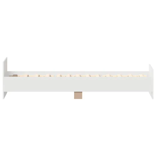 Okvir za krevet Bijela 80 x 200 cm Konstruirano drvo - Bijela 80 x 200 cm Cijena