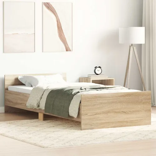 Okvir za krevet Hrast sonoma 80 x 200 cm - Hrast sonoma 80 x 200 cm Cijena