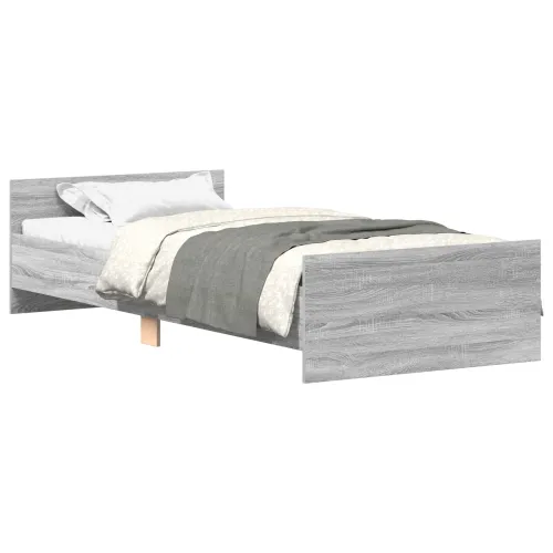 Okvir za krevet Siva Sonoma 80 x 200 cm Konstruirano drvo - Siva Sonoma 80 x 200 cm Cijena