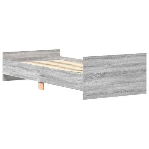 Okvir za krevet Siva Sonoma 80 x 200 cm Konstruirano drvo - Siva Sonoma 80 x 200 cm Cijena