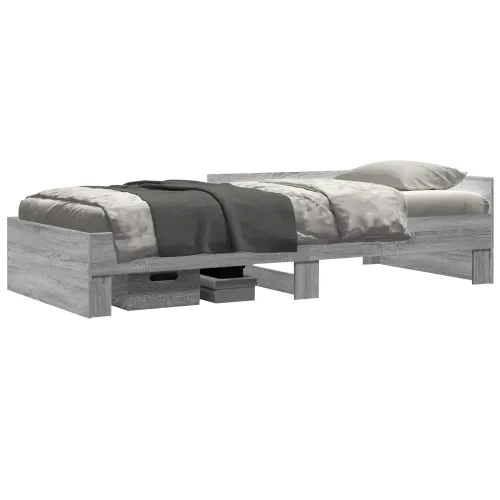 Okvir kreveta s uzglavljem Siva Sonoma 80 x 200 cm - Siva Sonoma 80 x 200 cm Cijena