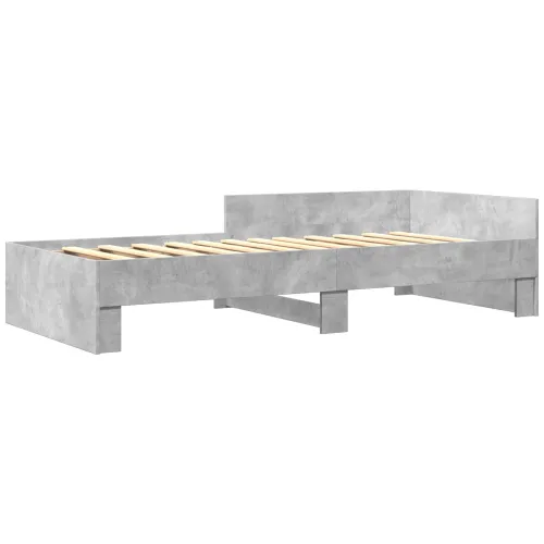 Okvir kreveta s uzglavljem Betonska siva 80 x 200 cm - Betonska siva 80 x 200 cm Cijena