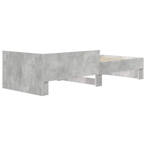 Okvir kreveta s uzglavljem Betonska siva 80 x 200 cm - Betonska siva 80 x 200 cm Cijena