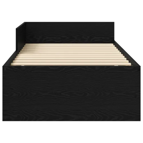 Okvir kreveta s uzglavljem Crni hrast 80 x 200 cm - Crni hrast 80 x 200 cm Cijena