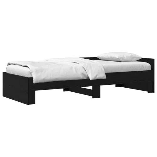 Okvir kreveta s uzglavljem Crni hrast 80 x 200 cm - Crni hrast 80 x 200 cm Cijena