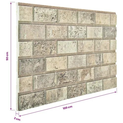 Zidne panele 10 kom. 100 x 50 cm Pijesak EPS pjena - Pijesak Cijena