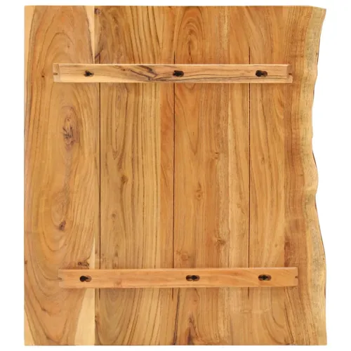 Vrh za kupaonski ormarić od bagremovog drva 80x52x3,8 cm - 80 x 52 x 3.8 cm Cijena