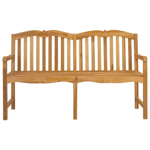Ručno rezbarena klupa s motivom školjke 155 x 60 x 94 cm - s uzorkom školjke Cijena